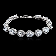 Picture of Luxury Cubic Zirconia Tennis Bracelet with Worldwide Shipping