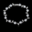 Show details for Fancy Small Platinum Plated Tennis Bracelet