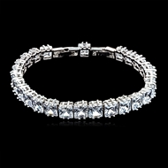 Picture of Beautiful Cubic Zirconia Casual Tennis Bracelet