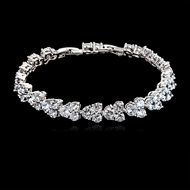 Picture of Bulk Platinum Plated Copper or Brass Tennis Bracelet Exclusive Online