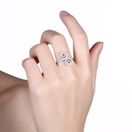 Picture of Shop Platinum Plated Casual Fashion Ring with Wow Elements