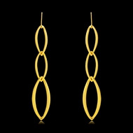 Picture of Best Big Gold Plated Dangle Earrings