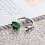 Picture of Pretty Swarovski Element Small Adjustable Ring