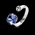 Picture of Fashion Swarovski Element Adjustable Ring with Full Guarantee