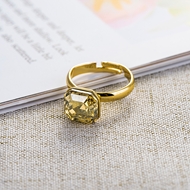 Picture of Nice Swarovski Element Zinc Alloy Adjustable Ring