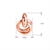 Picture of Famous Small Rose Gold Plated Stud Earrings