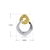 Picture of Buy Zinc Alloy Multi-tone Plated Stud Earrings with Wow Elements