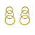 Picture of Fashion Big Gold Plated Dangle Earrings