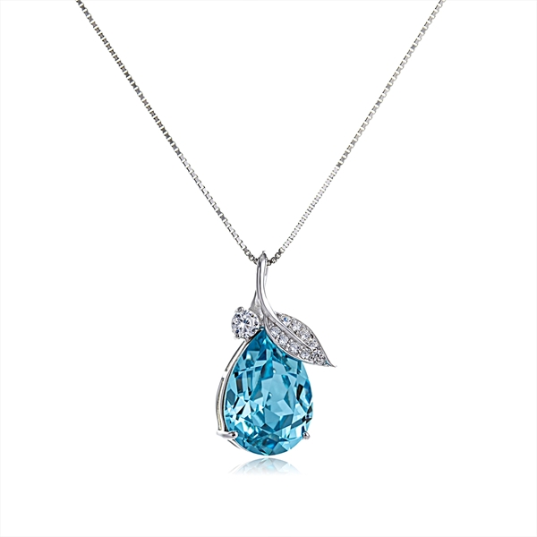 Picture of 16 Inch Blue Pendant Necklace in Exclusive Design