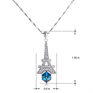 Picture of Amazing Small 925 Sterling Silver Pendant Necklace