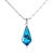 Picture of Geometric Blue Pendant Necklace with Beautiful Craftmanship