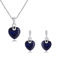 Picture of Casual Artificial Crystal Necklace and Earring Set with Speedy Delivery