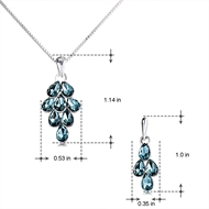 Picture of Shop Zinc Alloy Small Necklace and Earring Set with Wow Elements