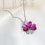 Show details for Inexpensive Zinc Alloy Platinum Plated Pendant Necklace from Reliable Manufacturer