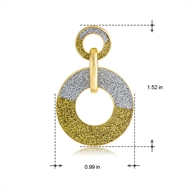 Picture of Trendy Gold Plated Big Dangle Earrings with No-Risk Refund