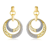 Picture of Top Big Zinc Alloy Dangle Earrings