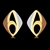 Picture of Dubai Gold Plated Stud Earrings in Exclusive Design