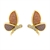 Picture of Distinctive Rose Gold Plated Butterfly Stud Earrings with Low MOQ