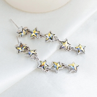 Picture of Best Small Platinum Plated Dangle Earrings