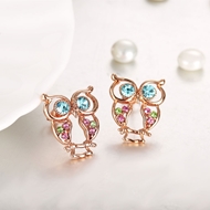 Picture of Most Popular Artificial Crystal Zinc Alloy Stud Earrings