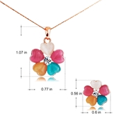 Picture of Wholesale Rose Gold Plated Zinc Alloy Necklace and Earring Set with No-Risk Return