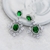 Picture of Unusual Big Cubic Zirconia Dangle Earrings