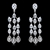 Picture of Designer Platinum Plated Copper or Brass Dangle Earrings Online