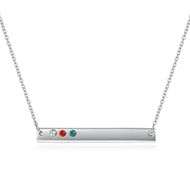 Picture of Great Value Colorful Platinum Plated Short Chain Necklace with Full Guarantee