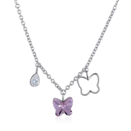 Picture of Distinctive Purple Fashion Pendant Necklace with Low MOQ