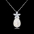 Picture of Charming Platinum Plated Swarovski Element Pendant Necklace As a Gift