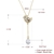 Picture of Hot Selling Platinum Plated Swarovski Element Pendant Necklace from Top Designer