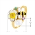 Picture of New Step Enamel Floral Fashion Rings