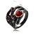 Picture of Nice Glass Multi-tone Plated Fashion Ring