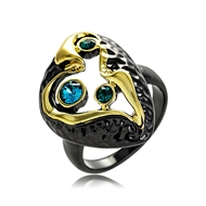 Picture of Eye-Catching Blue Multi-tone Plated Fashion Ring with Member Discount