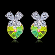 Picture of Fashion Platinum Plated Stud Earrings From Reliable Factory