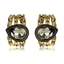 Show details for Filigree Small Gold Plated Stud Earrings