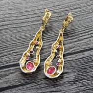 Picture of Classic Glass Dangle Earrings with Member Discount