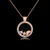 Picture of Delicate Rose Gold Plated Pendant Necklace in Flattering Style