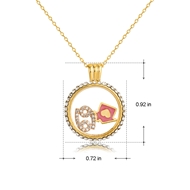 Picture of Fashion Cubic Zirconia Casual Pendant Necklace