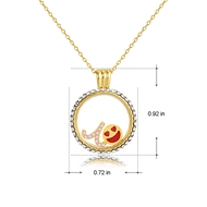 Picture of Copper or Brass Gold Plated Pendant Necklace with Unbeatable Quality