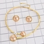 Show details for Filigree Casual Zinc Alloy Necklace and Earring Set