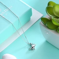 Picture of Sparkling Casual Platinum Plated Pendant Necklace