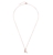 Picture of Eye-Catching Rose Gold Plated White Pendant Necklace with Member Discount