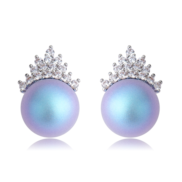 Picture of Great Swarovski Element Pearl Zinc Alloy Stud Earrings