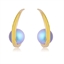 Show details for Nickel Free Gold Plated Swarovski Element Pearl Stud Earrings with No-Risk Refund