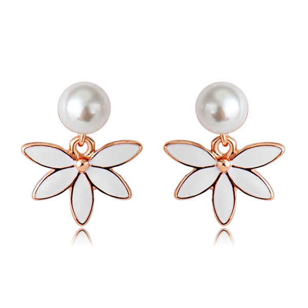 Picture of Casual Rose Gold Plated Stud Earrings Factory Supply