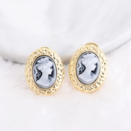 Picture of Eye-Catching Black Gold Plated Stud Earrings from Reliable Manufacturer