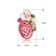 Picture of Zinc Alloy Pink Stud Earrings at Super Low Price