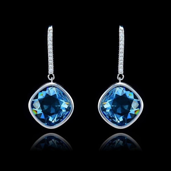 Picture of The Most Serviceable Single Stone Swarovski Element Drop & Dangle