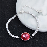 Show details for Affordable Platinum Plated Red Fashion Bracelet From Reliable Factory Show details for Affordable Platinum Plated Red Fashion Bracelet From Reliable Factory